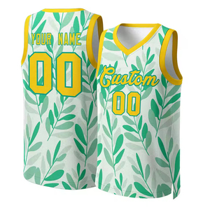 Maillot de basket personnalisé grande taille |   Léger et respirant, 100% polyester |   Impression par transfert thermique pour vêtements d'équipe, écoles, clubs | - Product Image 5