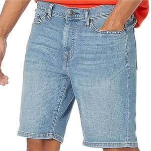 Meilleures ventes Short en jean à motif solide de style sportif Vêtements d'entraînement décontractés Chaud en vente en ligne - Product Image 3