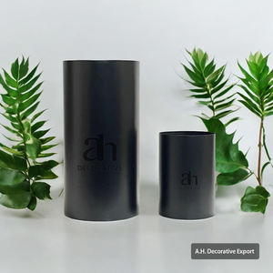 Maceta de acero inoxidable de estilo de lujo Maxery American Vintage Morden, Plata ligera con recubrimiento en polvo, tamaño personalizado directo - Product Image 2