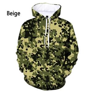 Vestes polaires d'hiver unisexes, sweats à capuche imprimés camouflage 3D pour hommes, streetwear pour enfants, survêtements à la mode - Product Image 4