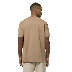 Camiseta deportiva ajustada relajada para hombre, 100% algodón, venta al por mayor, camiseta de Jersey con logotipo sólido, camiseta regular y transpirable antiarrugas - Product Image 2