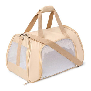 Bolsa de transporte de mascotas de lujo de alta calidad, Material Oxford, cremallera, expandible, aprobado por el aeropuerto para viajes, Vietnam, gran oferta, jaula para gatos y mascotas - Product Image 1