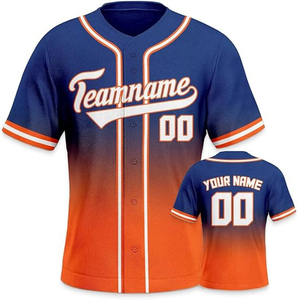 Maillots de baseball personnalisables Maillot de baseball personnalisé pour la jeunesse pour hommes femmes Vêtements de sport de personnalité cousus - Product Image 6