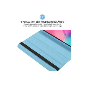 Étui rotatif violet Netzy compatible avec les supports pour tablette Galaxy Tab A7 Lite T225 - Product Image 3