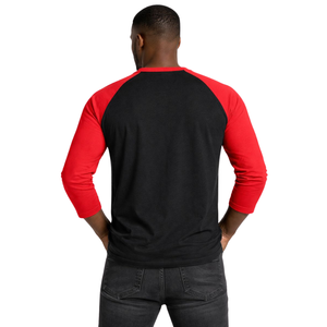 Kappa Alpha Psi Diamond K <b>Black</b> Raglan Long Sleeve T-<b>Shirt</b> 1911 Cotton Greek Fraternity Tee Licensed Vendor Nupe Apparel - Product Image 2