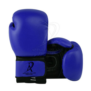 Guantes de boxeo de cuero duraderos con color personalizado y logotipo que absorbe la humedad Calidad superior - Product Image 3
