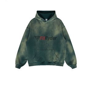 เสื้อฮู้ด2024ซักแบบกรดมีขนาดพลัสไซส์สีพื้นระบายอากาศไร้รอยต่อสไตล์ที่ดีที่สุด - Product Image 1