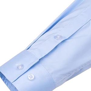 Chemise habillée formelle pour hommes Chemises formelles à manches longues en tissu Oxford pour hommes Chemise d'affaires Slim Fit - Product Image 4