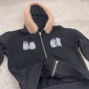 Vente en gros SMITHY SPORTS Sweat à capuche en fausse fourrure personnalisé lourd et délavé pour hommes Streetwear Veste en coton surdimensionnée à carreaux - Product Image 4