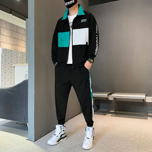 Ensemble deux pièces décontracté et écologique en tissu 100 % polyester, extensible dans les quatre sens, respirant, imprimé, avec pantalon cargo – Nouvelle collection stylée - Product Image 6