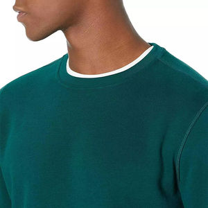 เสื้อฮู้ดคอกลมสำหรับผู้ชายผ้าฟลีซหนาผ้าฝ้าย100% มีฮู้ดปรับแต่งโลโก้ได้ลายปักขนาดพื้น XS - Product Image 5