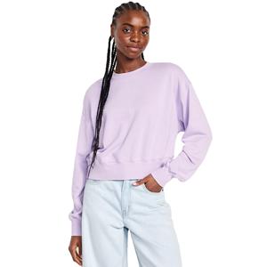 Sweat-shirts courts en coton mélangé grande taille respirants et chauds avec impression de logo personnalisé pull multicolore haut court pour l'automne et l'hiver - Product Image 4