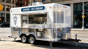Remolque de Comida Completamente Equipado, Carrito de Café y Helados - Product Image 2