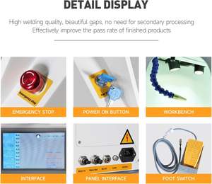 Máquina de soldadura láser para joyería de 150W con láser de 220V de escritorio Clase 1 0.39mW para anillos, colgantes, pulseras, oro de 24K - Product Image 6