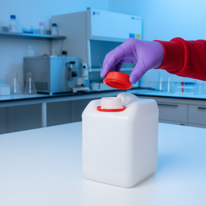 Burkle GmbH <b>Tamper</b> Evident Screw Cap for Laboratory Bottles Containing Food and Chemical Liquids - Product Image 3