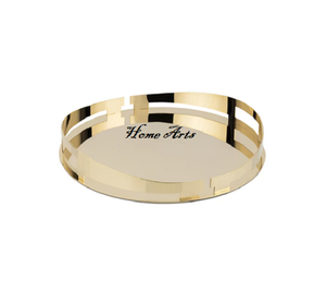 Plateau de service à chocolats en métal et en verre Dernier design Couleur argent Plateau de service aux dates de dessert au prix le plus bas - Product Image 5