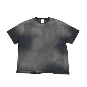 เสื้อยืดผ้าฝ้ายวินเทจซักได้สำหรับผู้ชายเสื้อยืดแห้งเร็วคอกลมผ้าคอตตอน100% สำหรับผู้ชาย - Product Image 3