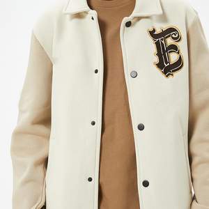 Veste universitaire de haute qualité pour hommes Broderie en chenille Manches en cuir Veste universitaire personnalisée de baseball Veste universitaire de grande taille - Product Image 6