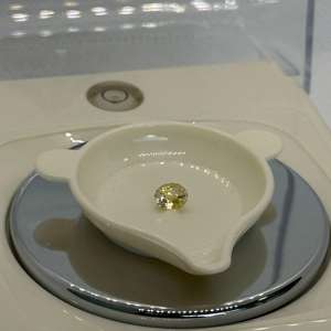 Piedra preciosa suelta cortada con zafiro amarillo natural Cristal mineral de zafiro sin tratar sin calentar con forma ovalada sin calentar - Product Image 4