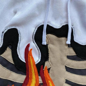 Sudadera con capucha oversize vintage personalizada de mezcla de algodón con efecto lavado, desgastado por el sol y con lavado ácido para hombre - Product Image 3