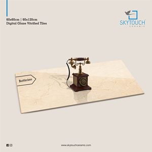 Baldosas de porcelana pulida de 600x1200mm modernas de cerámica Skytouch, fabricante indio de alto brillo, exportador para Interior de Villa - Product Image 4