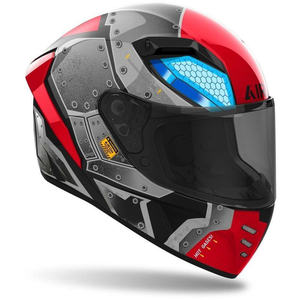 Casco de Motocicleta Integral Termoplástico AIROH Connor HRT con Intercomunicador Bluetooth, Nuevo, Visera de PC - Product Image 2
