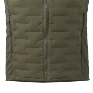 Conception personnalisée rembourré Gilet matelassé hommes bouffant fermeture éclair sans manches col solide utilitaire matelassé gilet hommes gilet respirant - Product Image 2