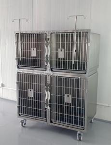 กรงสแตนเลสสำหรับสัตว์เลี้ยงสำหรับการดูแลผู้ป่วยหนัก  สำหรับสุนัขในโรงพยาบาลสัตว์ อุปกรณ์สำหรับสัตว์เลี้ยงสำหรับการวินิจฉัยในคลินิกสัตวแพทย์ ยี่ห้อ MTR - Product Image 3