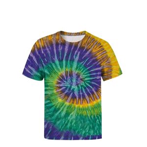 El mejor diseño Tie Dye Camisetas para hombre 100% algodón de punto Color sólido Transpirable Estampado ligero Manga corta Fitness Active Camisas - Product Image 2