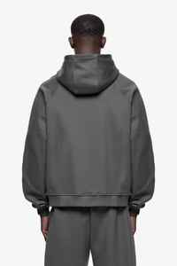 ชุดจ็อกเกอร์มีฮู้ดแบบสวมหัวรุ่นเฮฟวี่เวท400gsm 100% เสื้อกันหนาวทำจากผ้าคอตตอนพิมพ์ลายโลโก้ได้ทั้งผู้ชายและผู้หญิง - Product Image 4