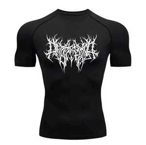 Chemises de compression à manches courtes pour hommes, personnalisées, très vendues, BJJ Rash Guard UPF50, antibactériennes, respirantes, écologiques, vente en gros - Product Image 5