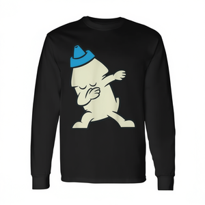 Simpatica maglietta a maniche lunghe con design promozionale Mayo Dabbing - Product Image 2