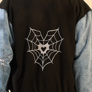 Fashionable Men's 100% <b>Wool</b> Varsity Jacket Winter Casual Street Hip Hop Inspired 3D Patchwork Detail New Condition Direct Stand - Product Image 4