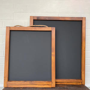 Hot sale wood hanging blackboard for school class education wooden <b>black</b> writing chalkboards - Product Image 1