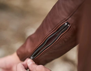 Chaqueta Cortavientos de Cuero de Alta Calidad para Hombre, Larga, Delgada, Ajustada, Transpirable, con Forro de Piel Sintética, Logotipo Frontal, Moda de Invierno - Product Image 5