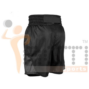 กางเกงขาสั้น MMA สำหรับผู้ชายกางเกงกีฬาต่อสู้ใส่สบายน้ำหนักเบาออกแบบโลโก้ได้ทุกขนาดและสี - Product Image 5