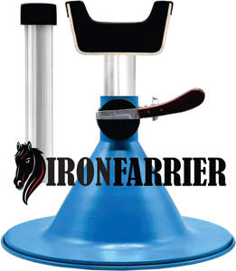 Soporte de herrador ajustable profesional con logotipo personalizado Producto deportivo y de entretenimiento negro - Product Image 5