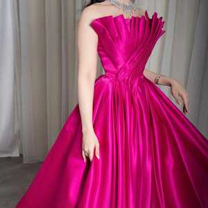 Handmade Luxury plain Gown Red Carpet-Worthy Dress Women Casual <b>Prom</b> Formal Evening Dresses Sexy Bridesmaid Wedding <b>Party</b> - Product Image 6