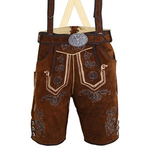 Oktoberfest Trachten Lederhosen Bavarian Lederhosen Traje Color marrón para Oktoberfest - Product Image 1