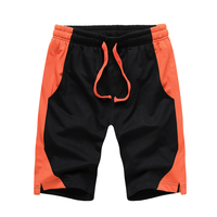 Shorts de course pour hommes, séchage rapide, respirants, écologiques, en spandex/polyester, double couche, fermeture à cordon, noir, personnalisable