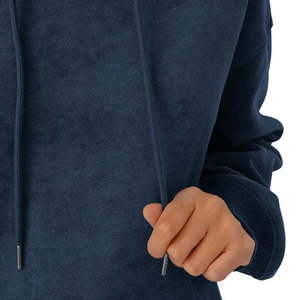 Sudadera con Capucha para Mujer, Invierno, Otoño, Color Sólido, Forro Polar, Impresión Personalizada, Cortavientos, Suave, Cálida, Holgada, Manga Larga, Informal - Product Image 6