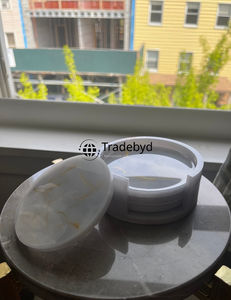 Luxury Artisan Handmade Resin <b>Coasters</b> 4X4 Inches Square Customizable Colors & Logo <b>Drink</b> <b>Coaster</b> Set Tradebyd - Product Image 3