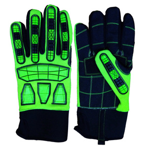 Gants de mécanicien robustes gants de travail magnétiques protecteur TPR gants d'impact de sécurité du pétrole et du gaz pour hommes gréeur de mécanicien - Product Image 1