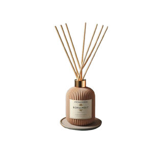Private Label 100 Percent Natural Premium <b>Reed</b> <b>Diffuser</b> Set Lemon Authentic Home Fragrance Made in USA White Label Services - Product Image 1