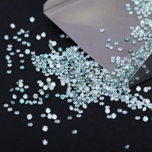 LC Blue Tinch 2-Up Round Cut CVD Lab Créé Loose Diamonds VVS-SI Clarté 8.00 MM Up Size - Product Image 3