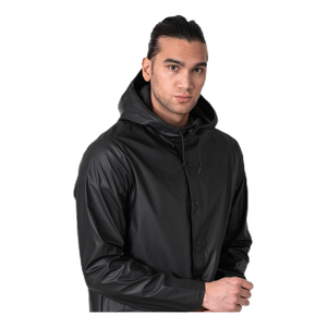 Haute qualité hiver haute rue mode personnalisé col montant imperméable coupe-vent respirant léger hommes veste de pluie - Product Image 4
