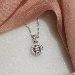 สร้อยคอจี้เพชรมอยส์ซอไนท์สง่างามปรับแต่งได้ตัดยอดเยี่ยมของขวัญครบรอบที่ดีที่สุดเสน่ห์เครื่องประดับที่สวยงามของเธอ - Product Image 3