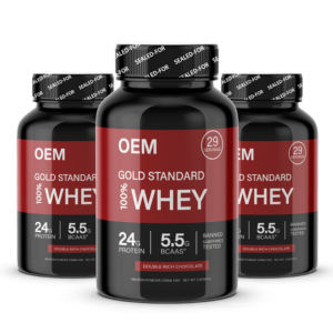 ผง100% เวย์โปรตีนสำหรับผู้ใหญ่อาหารเสริมโภชนาการสำหรับเล่นกีฬามาตรฐานทองคำ - Product Image 2