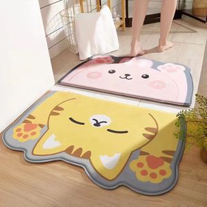 Custom Pattern Embossed Flannel <b>Floor</b> <b>Mat</b> Machine Washable <b>Soft</b> Cartoon Design Rug for Entryway Hallway Home Decor - Product Image 2