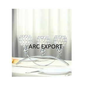 Bougeoir en verre de qualité créative Elegance Home? Décoration de table Bougeoir unique pour accessoires d'éclairage - Product Image 3